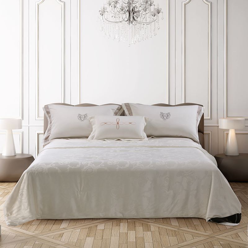 啄木鸟莫代尔提花云柔蚕丝被-德梅兰夏被