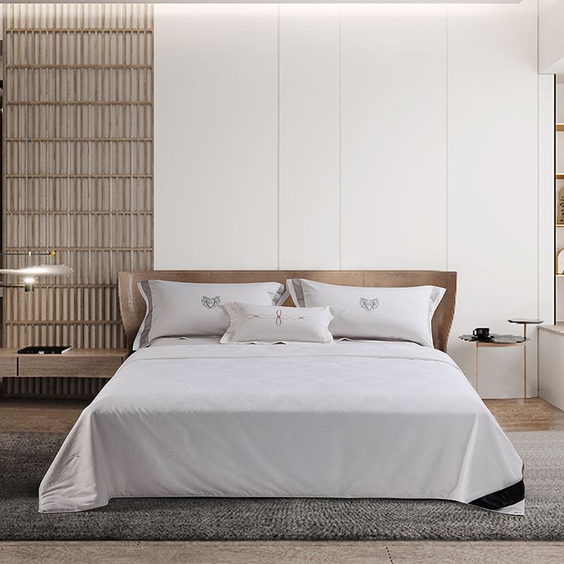 啄木鸟全棉提花臻品蚕丝被-茧洛夏被