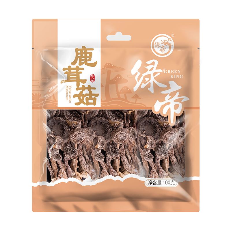 绿帝鹿茸菇