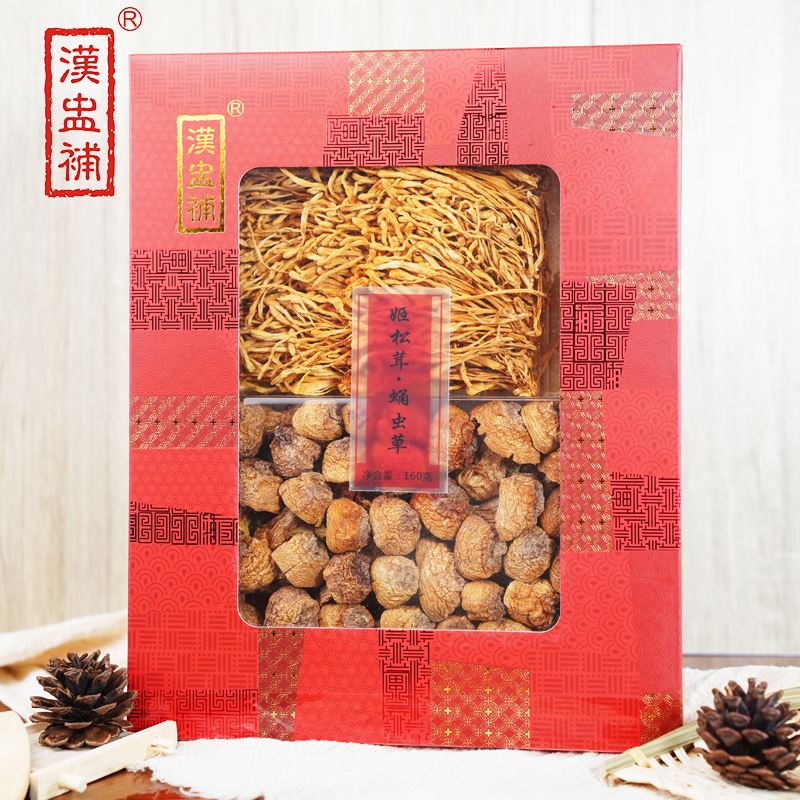 汉盅补双拼虫草花+姬松茸160g