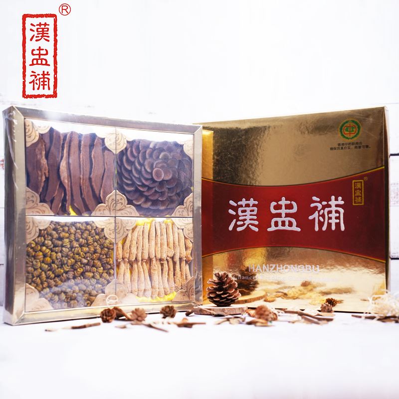 汉盅补名贵金盒新四宝-礼盒装240g