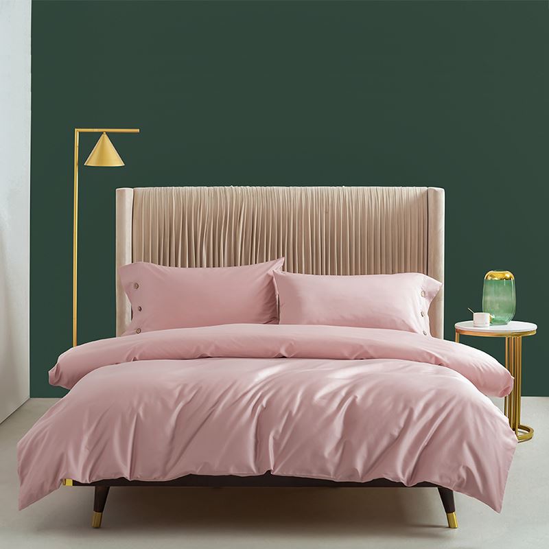 啄木鸟60支A类长绒棉四件套-卡西尔粉