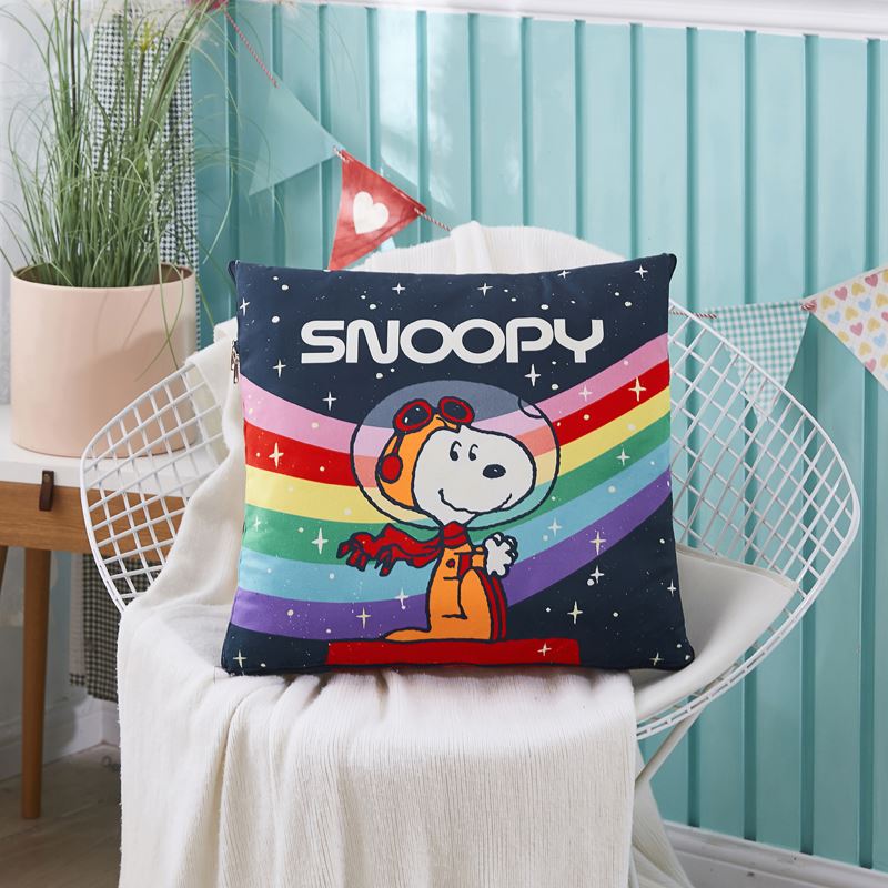 Snoopy·史努比4D暖绒抱枕被