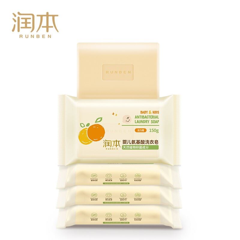 润本婴儿氨基酸抑菌洗衣皂
