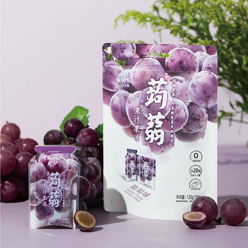 来伊份蒟蒻果汁果冻（葡萄味）