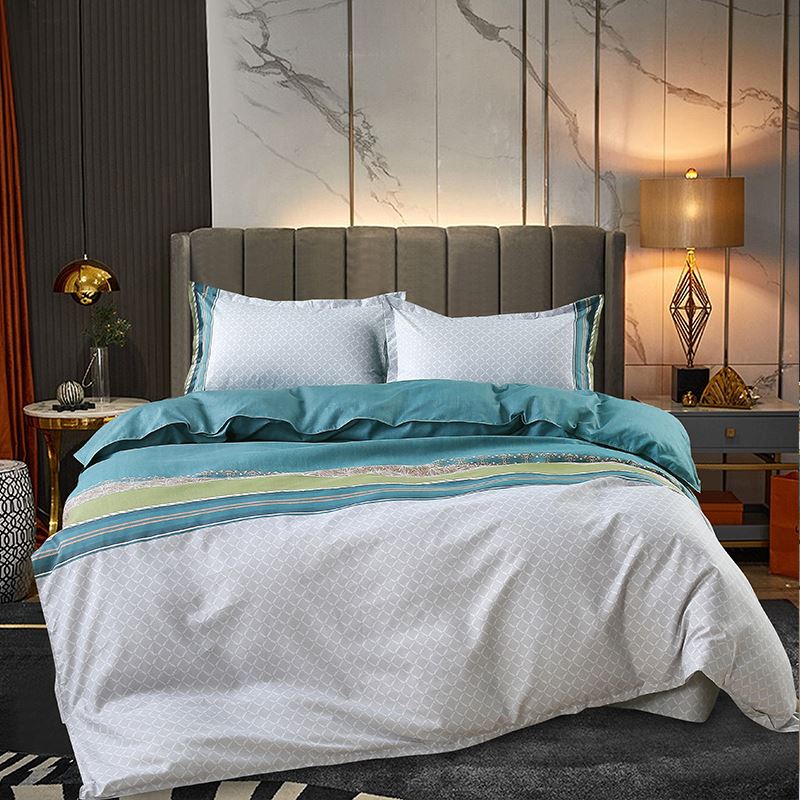 紫韵“摩卡夏日”斜纹四件套