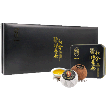 新宝堂沉香盛世柑普茶礼360克