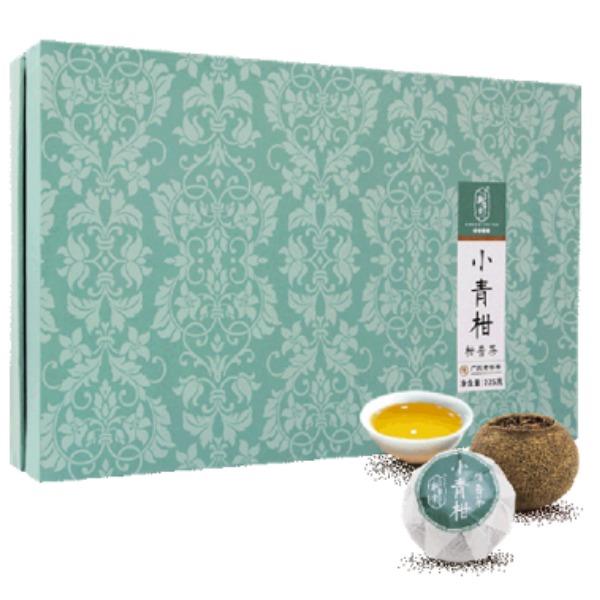新宝堂小青柑柑普茶礼盒180克