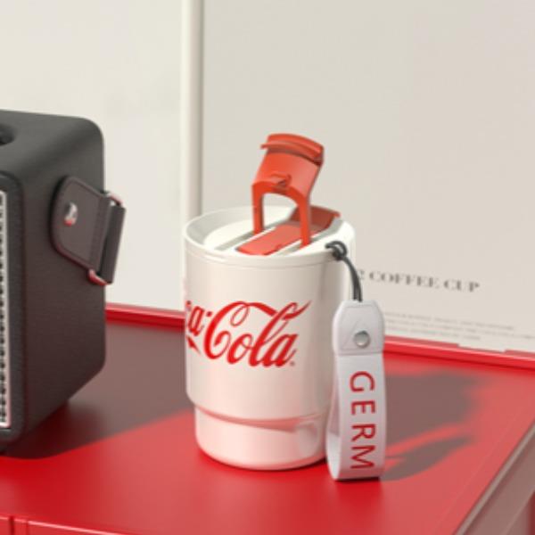 可口可乐联名款竹简保温杯（茶白色）