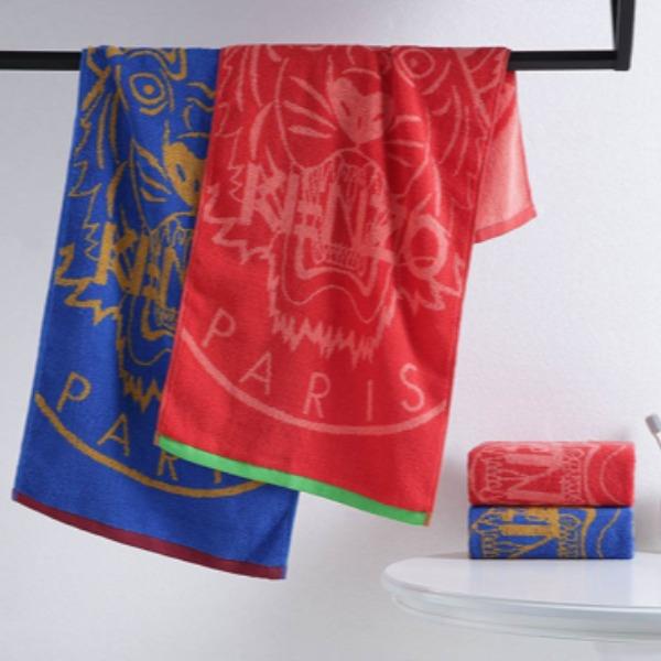 KMJ-006KENZO虎头提花毛巾二件套