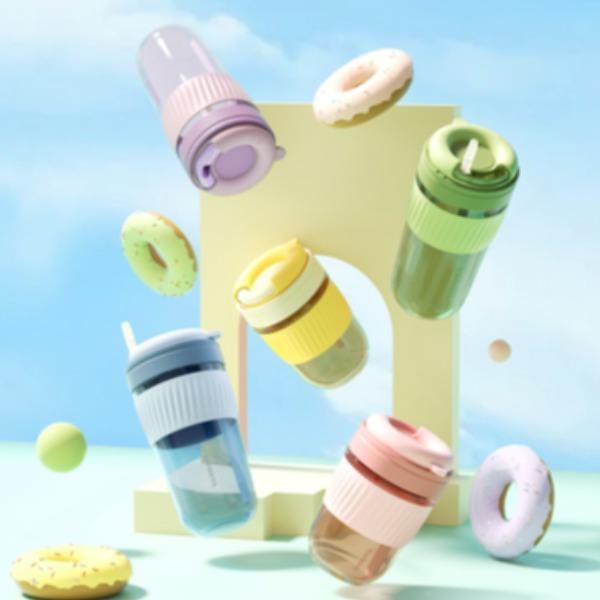 甜甜圈双饮玻璃杯