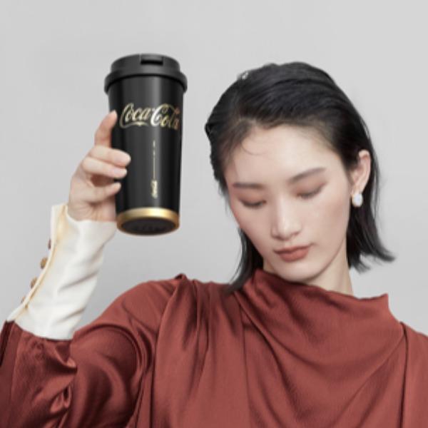 可口可乐联名款闪耀保温杯（暮色黑）
