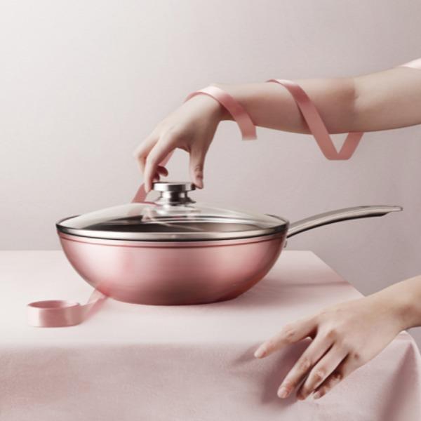 ZWILLINGEnjoy30cm中式炒锅（粉色）