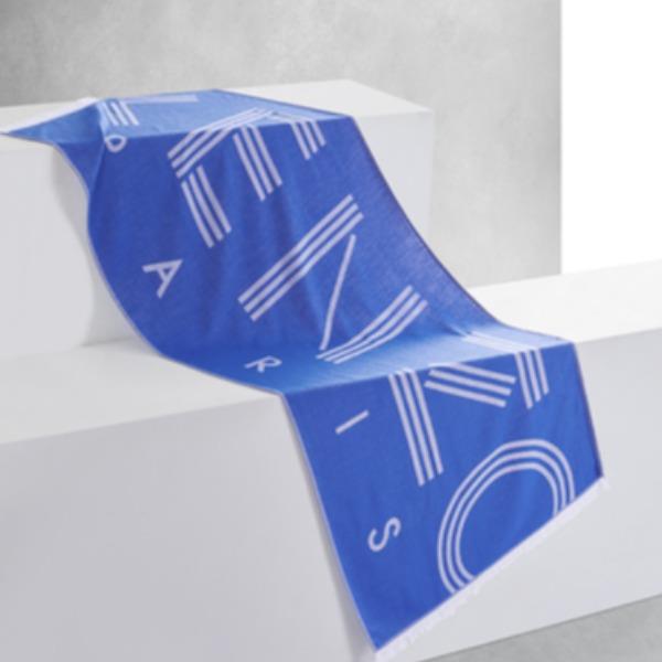 KPJ-006KZlogo提花披肩(蓝）
