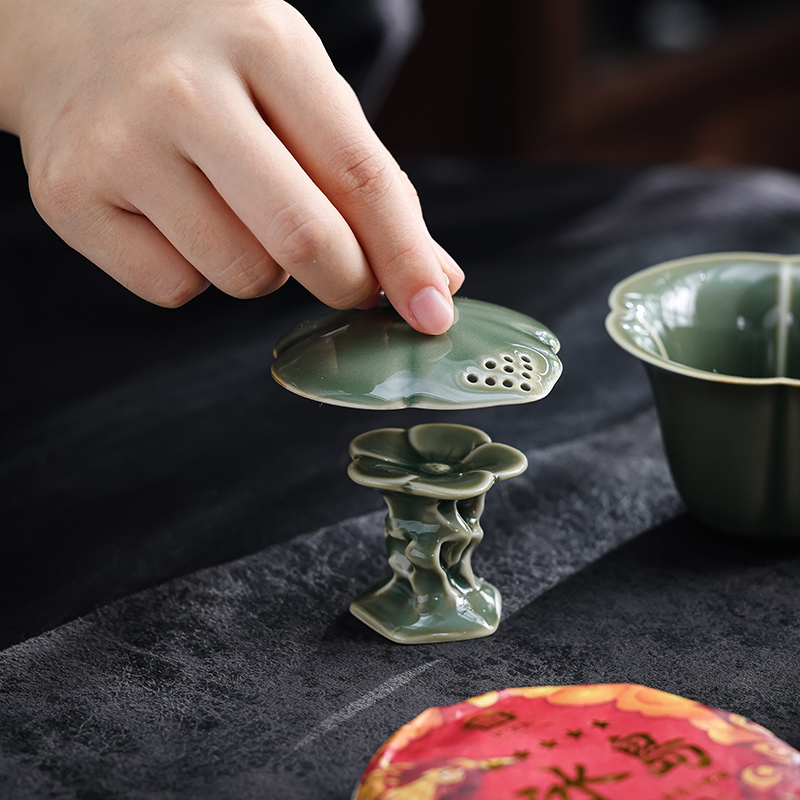 宏裕四叶-7头盖碗礼盒套装JHY-CJ-129