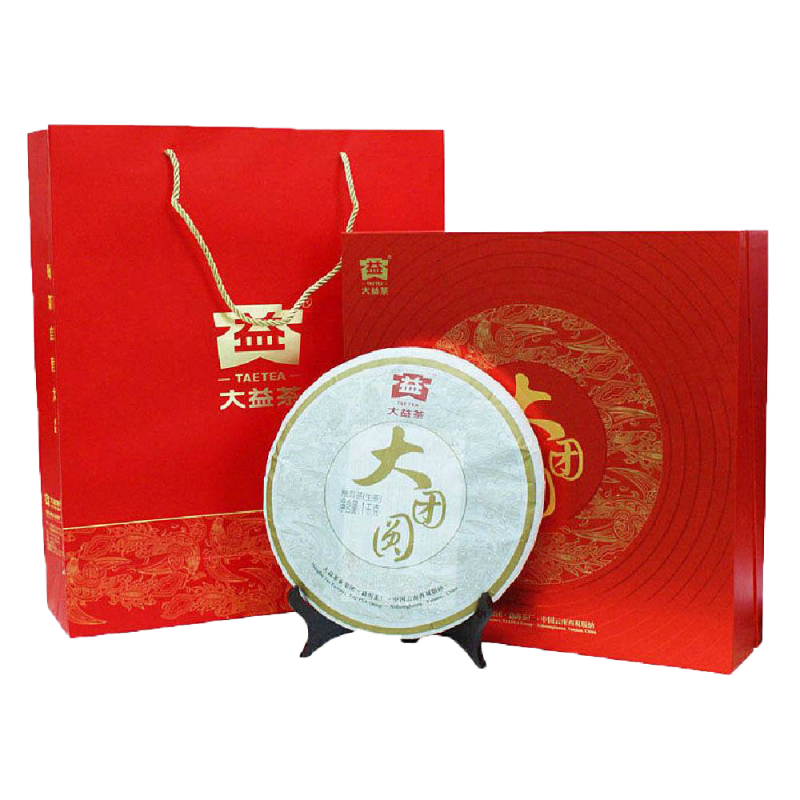 大益茶大团圆(生茶)普洱茶1000g
