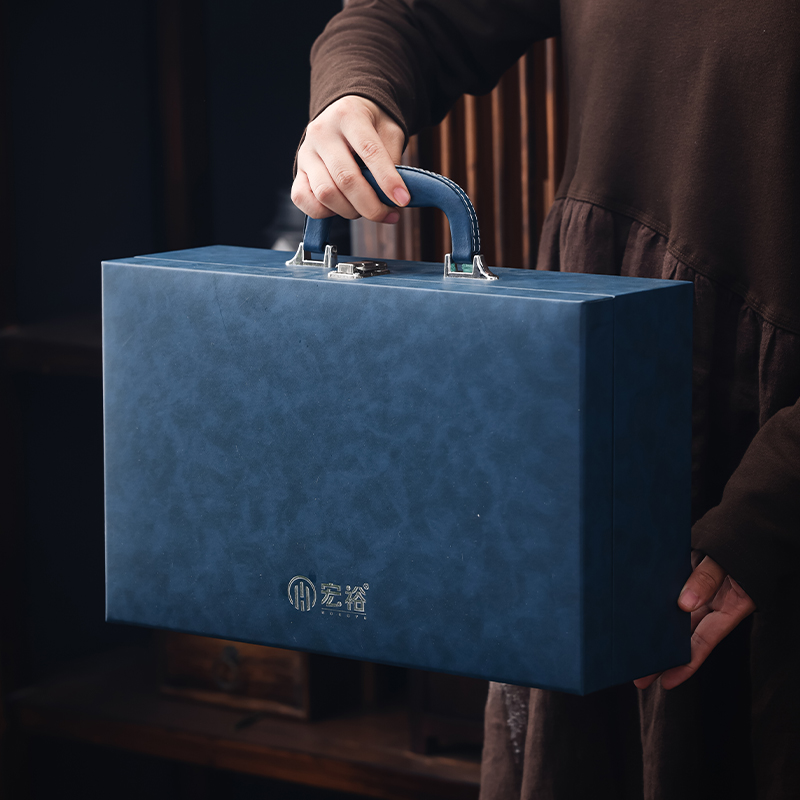 宏裕荷塘悦-10头汝州窑礼盒套装JHY-CJ-023