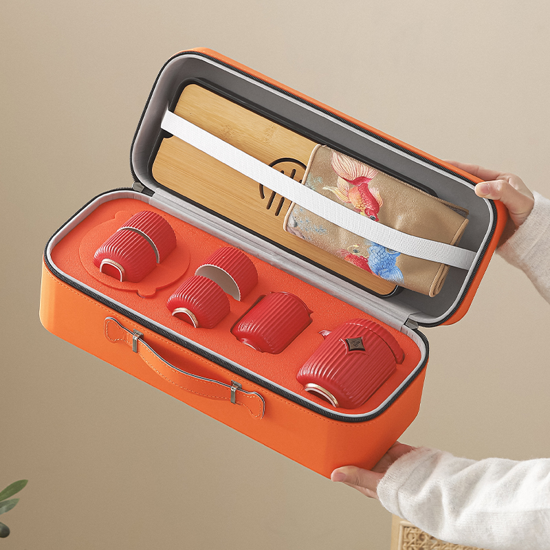 宏裕纳福商务套装-10头茶盘旅行套装JHY-CJ-111