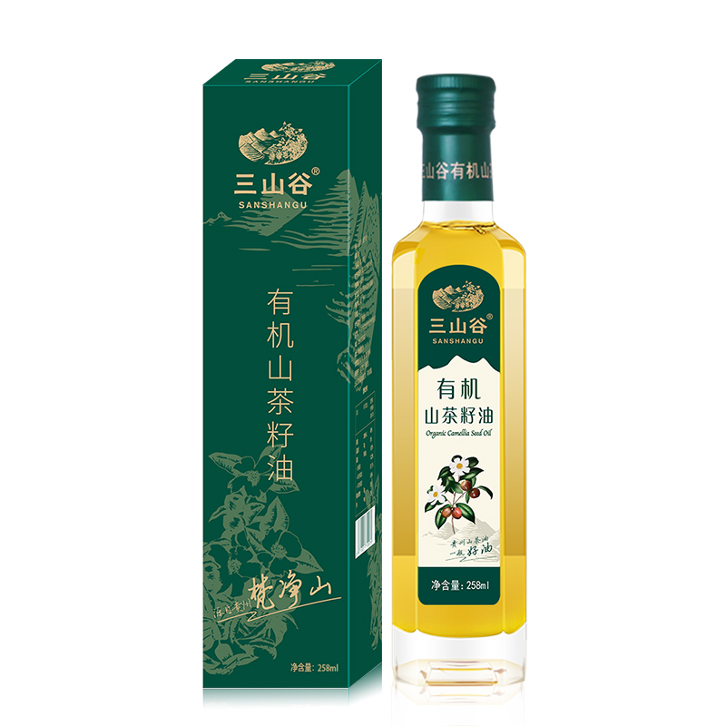 紫云县三山谷有机茶籽油258ml