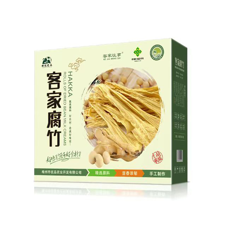梅州客家往事客家腐竹-原浆1kg/盒
