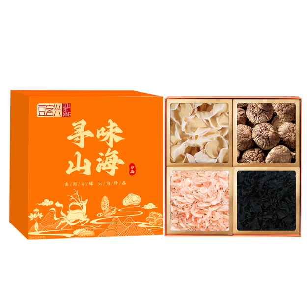 湛江豆客兴寻味山海四拼礼盒A款270g