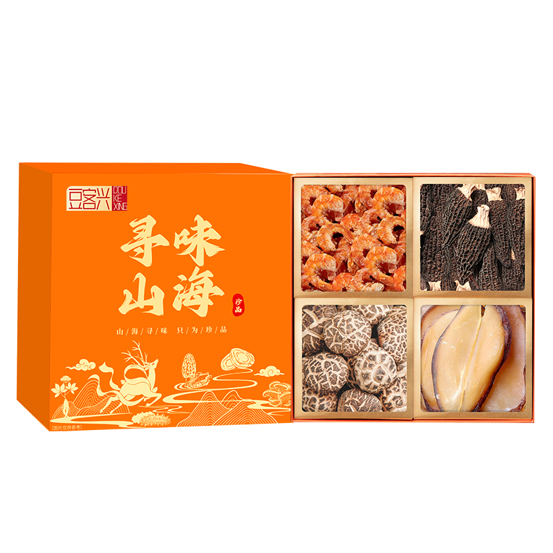 湛江豆客兴寻味山海四拼礼盒D款375g