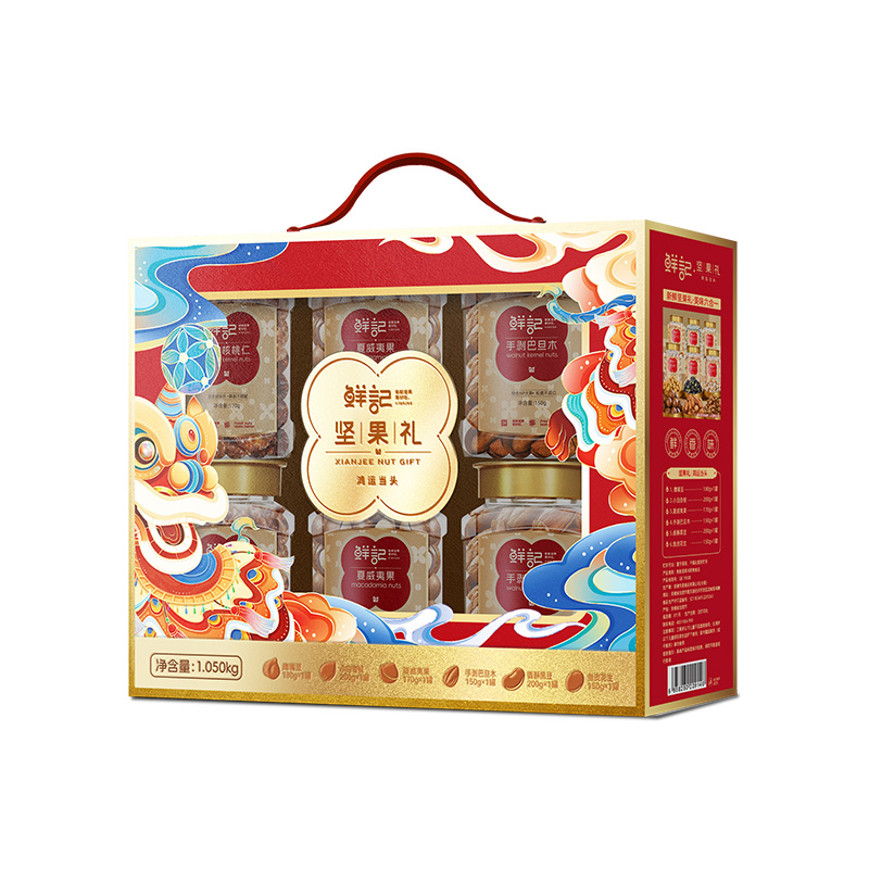 鲜记鸿运当头坚果礼1.05kg