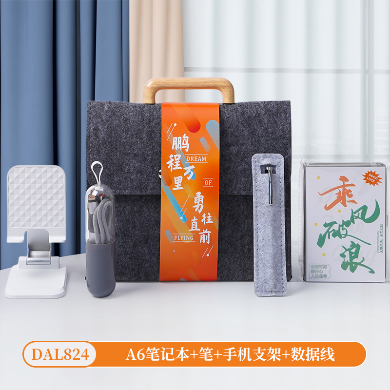 甜蜜点企业活动送客户员工商务笔记本数据线套装DAL848