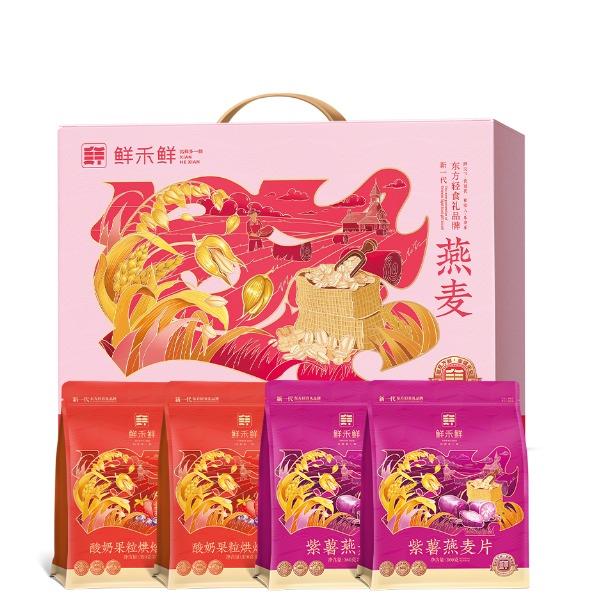 鲜禾鲜燕麦礼盒D款1420g