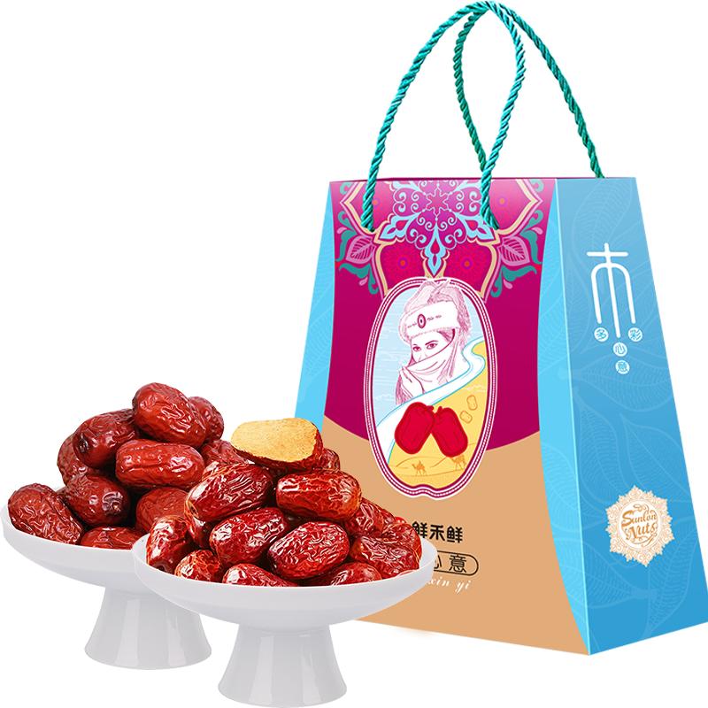 鲜禾鲜多彩心意大枣礼盒B款1500g