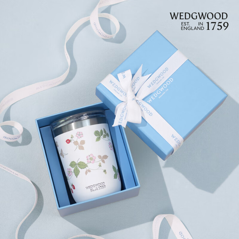 WEDGWOOD威基伍野草莓隨行杯350ml