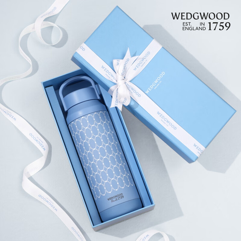 WEDGWOOD威基伍金粉年華運動保溫杯500ml