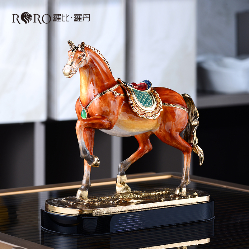 罗比罗丹摆件（马到成功B)编号：R-31705J