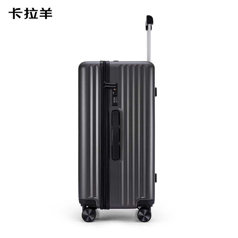 卡拉羊大容量魔方体旅行箱   CX8118-20钛金灰