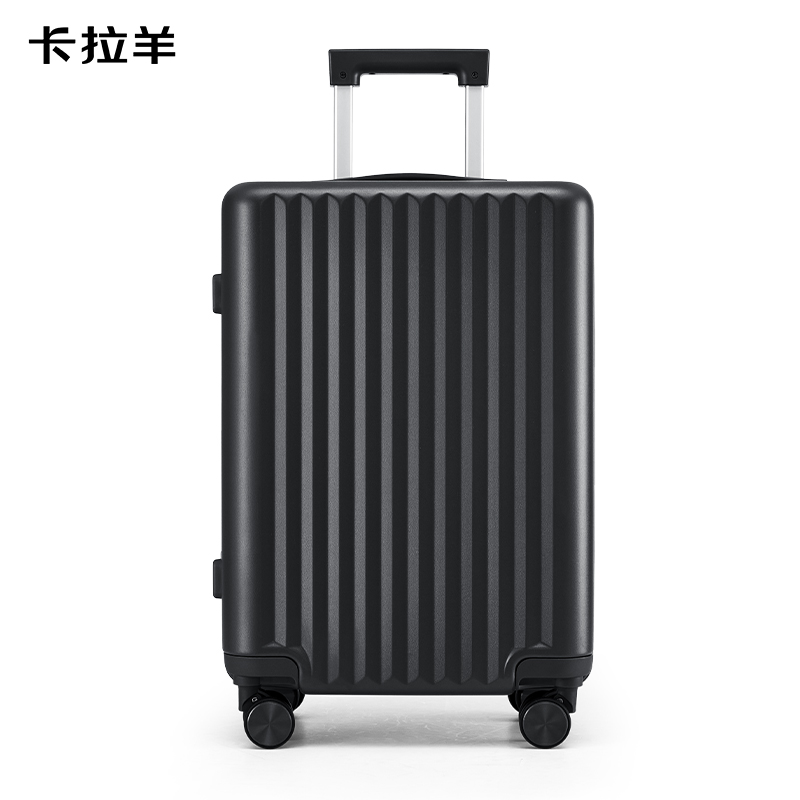 卡拉羊学生旅行箱大容量箱CX8117-28钢琴黑