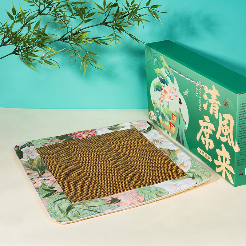 承夏清风席来艾绒凉席坐垫
