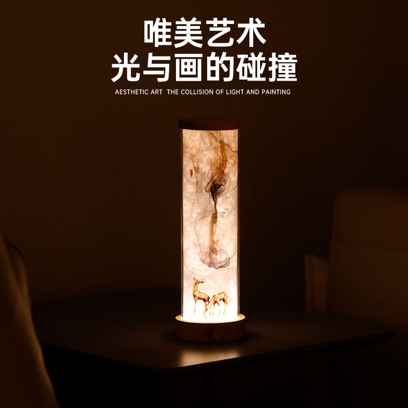 右心T5創(chuàng)意光影燈小夜燈畫面可定制