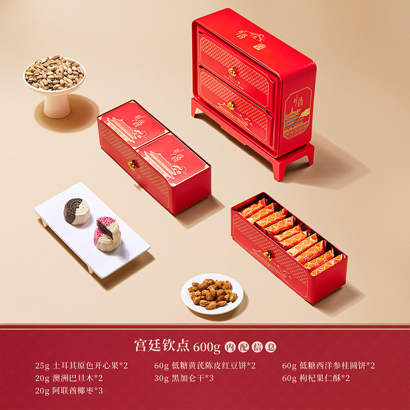 臻味&上新了故宫-600g宫廷钦点中秋礼盒