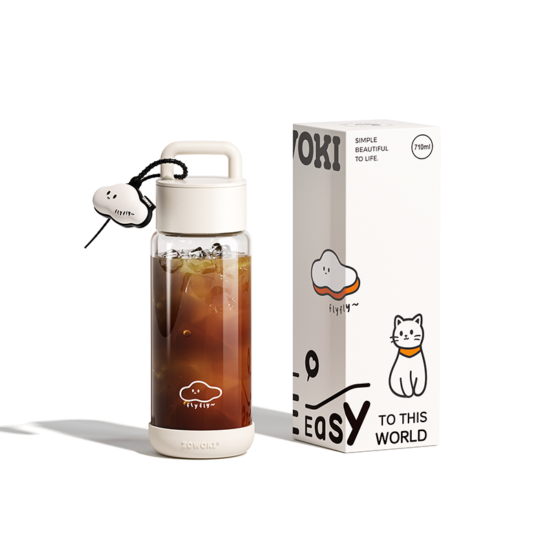 造物集玻璃杯素白GN710图案随机