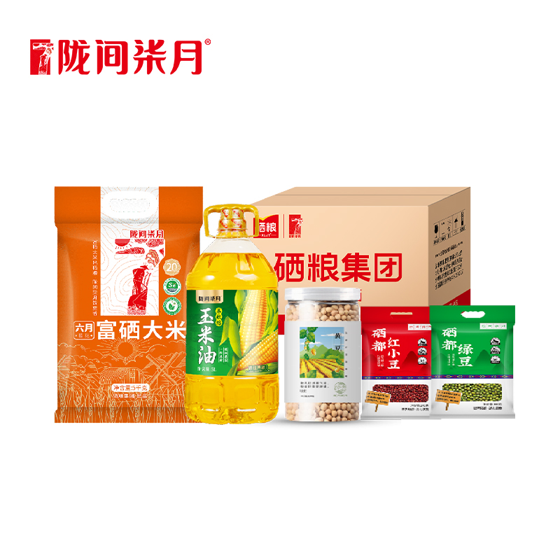 【陇间柒月】富硒米油组合11.2kg