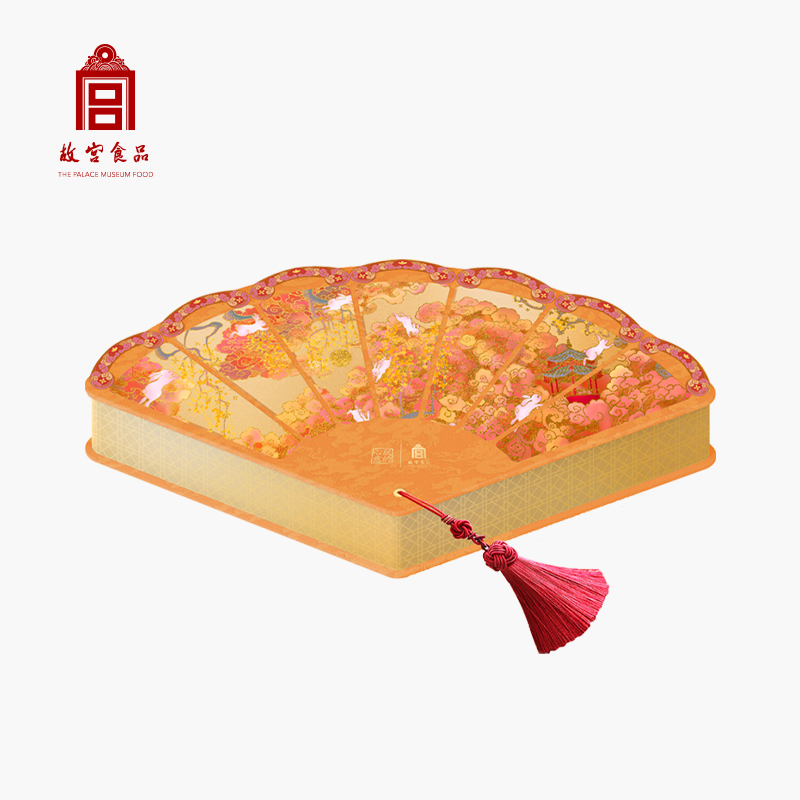 故宫食品中秋礼盒宫扇盒-瑞彩