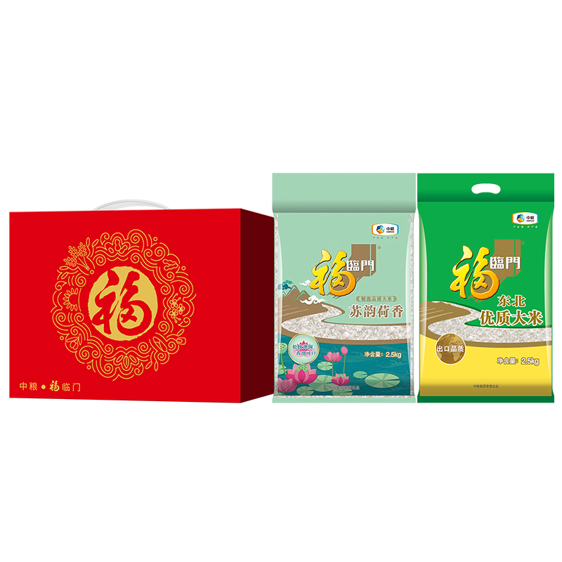 中糧福臨門大米禮盒D