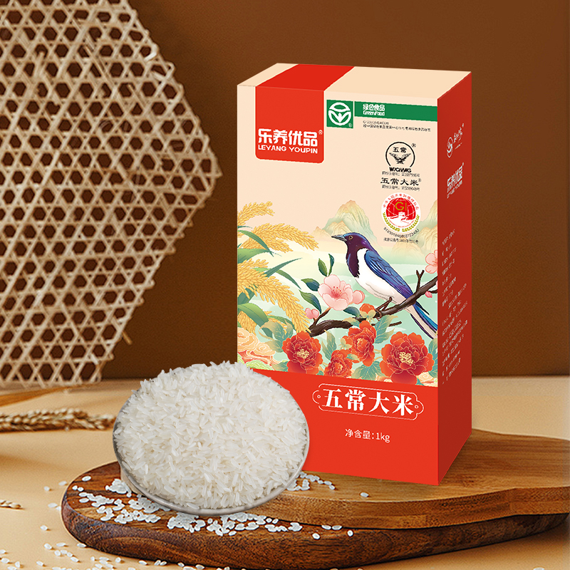 乐养优品五常大米礼盒（喜鹊）1KG