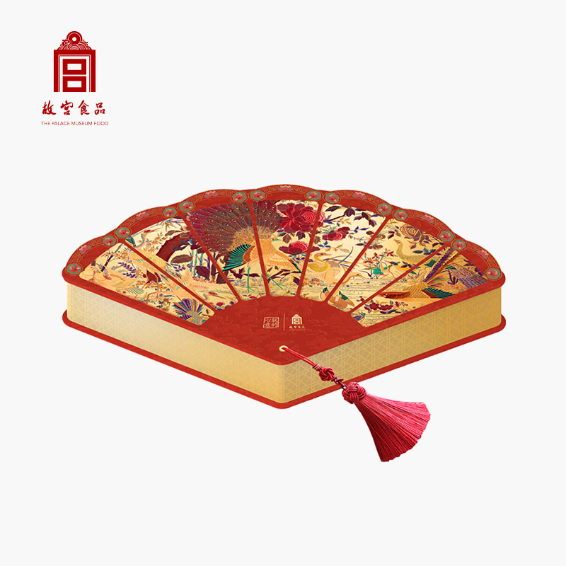 故宫食品月饼礼盒宫扇盒-羽宴