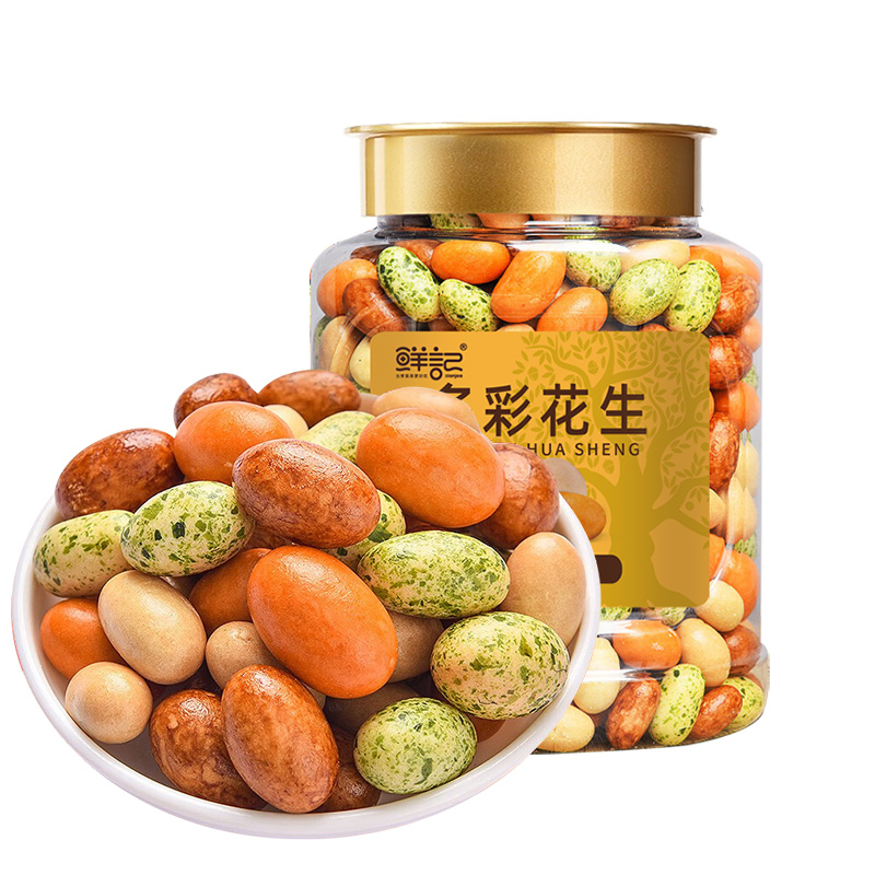 鮮記多彩花生298g（博士帽罐裝）