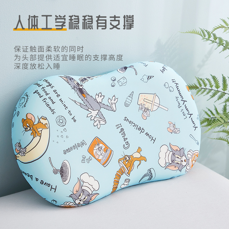 TomandJerry猫肚枕-蓝色