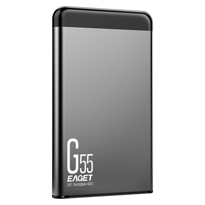 (EAGET)憶捷移動(dòng)硬盤G55全金屬存儲(chǔ)高速防震1TB