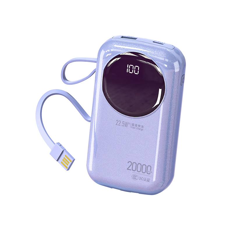 塞爾蘭斯20000毫安自帶線移動電源Y399
