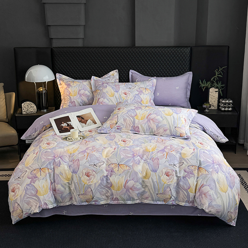 花花公子-家纺-全棉活性印花四季款四件套