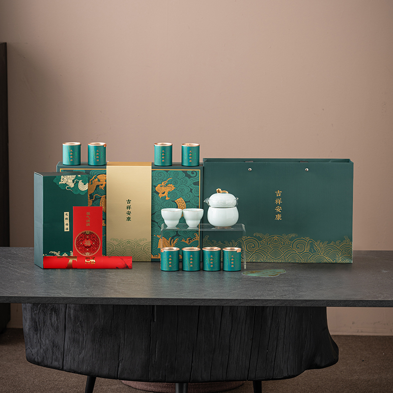 沏一杯茶【龙腾赐福】X款茶具礼盒套装